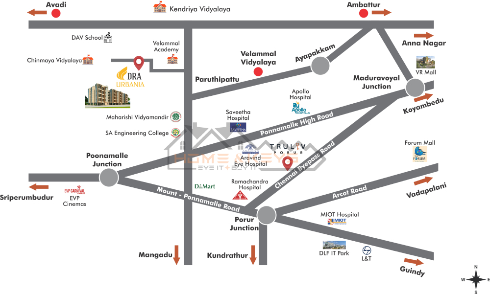 DRA Urbania Location Map